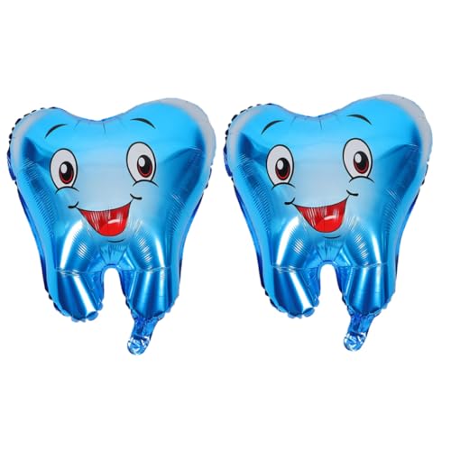 HEMOTON 2 Stück Teiliges Zahn motiv Folienballons Einfach Aufzublasen aus Reißfestem Aluminiumfolie für Babypartys Zahnfeiern Abschlussfeiern und Festliche Dekorationen HEMOTON 2 Stück Teiliges Zahn motiv Folienballons Einfach Aufzublasen aus Reißfestem Aluminiumfolie für Babypartys Zahnfeiern Abschlussfeiern und Festliche Dekorationen von HEMOTON