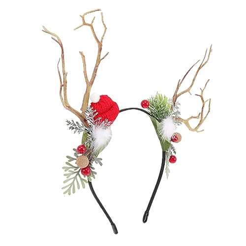 HEMOTON 2 Stück Weihnachts Rentier Geweih Haarreif Niedliches Haarschmuck für Frauen Party Accessoire für Festliche Anlässe und Gruppenshootings HEMOTON 2 Stück Weihnachts Rentier Geweih Haarreif Niedliches Haarschmuck für Frauen Party Accessoire für Festliche Anlässe und Gruppenshootings von HEMOTON