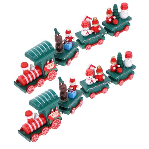 HEMOTON 2 Stück Weihnachtszug Trainieren Cartoon-Zug- Zugspielzeug Zum Thema Weihnachten Holzspielzeug Zugspielzeug Für Holzeisenbahn Für Hölzern HEMOTON 2 Stück Weihnachtszug Trainieren Cartoon-Zug- Zugspielzeug Zum Thema Weihnachten Holzspielzeug Zugspielzeug Für Holzeisenbahn Für Hölzern von HEMOTON