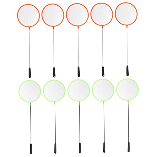HEMOTON 20 Pcs Tuch Aquarium Fisch Net Aquarium Zubehör Bunte Fisch Tank Skimmer Net Legierung Mesh von HEMOTON