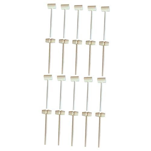HEMOTON 20 STK Kleiner Hammer holzspielzeug Hammer kinderhammer Holzhammer automatisches Aufkleber Abziehbilder Mini-Hammer Hammer Hammer hölzern Beige HEMOTON 20 STK Kleiner Hammer holzspielzeug Hammer kinderhammer Holzhammer automatisches Aufkleber Abziehbilder Mini-Hammer Hammer Hammer hölzern Beige von HEMOTON