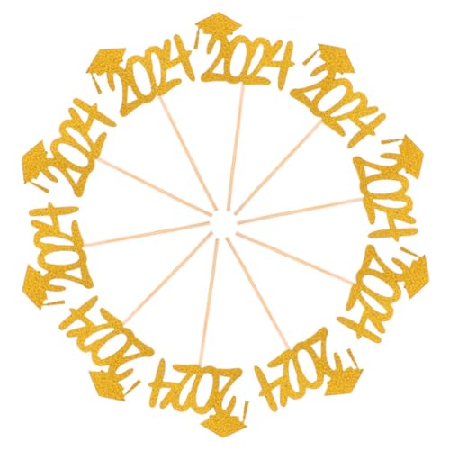 HEMOTON 20 Stück Abschlussfahne Geburtstag Kuchendeckel Kuchendekor Dekorationen Jubiläum Gänseblümchen Hochzeitstorte Topper Für Kuchen Cupcake -stand Glücklich Party Papier Golden HEMOTON 20 Stück Abschlussfahne Geburtstag Kuchendeckel Kuchendekor Dekorationen Jubiläum Gänseblümchen Hochzeitstorte Topper Für Kuchen Cupcake -stand Glücklich Party Papier Golden von HEMOTON
