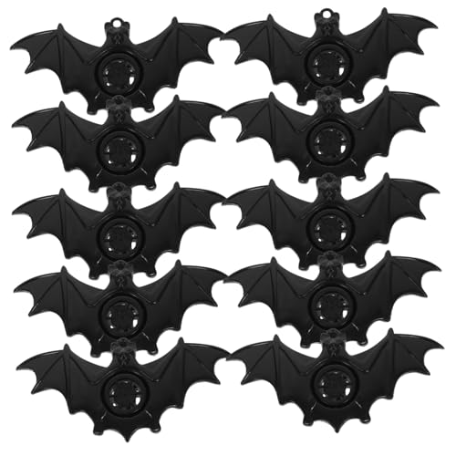 HEMOTON 20 Stück Fledermauspfeife the hallow halloween orgie the bat dekoringe Puzzle Kleiner verrückt Trick Aufkleber Pfeifen Requisiten musikalische Pfeifen Partypfeifen Plastik Black von HEMOTON