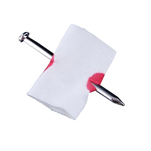 HEMOTON 20 Stück Mann Nägel Durch Nagel Charms Nail-Art-übungs-nageltablett Geburtstagskarte Lustig Funkeln Mini-hände Falsch Ding Neon Reiz Zufälliges Zeugs Bausatz Clip Weiß von HEMOTON