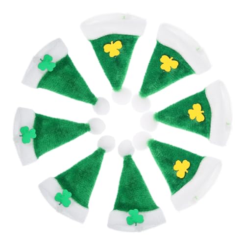 HEMOTON Bastelhut-Ornamente 20er-Pack Mini-plüschhüte Für Puppen Partyzubehör St Patricks Day-Dekorationen HEMOTON Bastelhut-Ornamente 20er-Pack Mini-plüschhüte Für Puppen Partyzubehör St Patricks Day-Dekorationen von HEMOTON