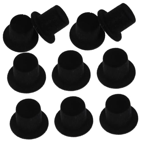 HEMOTON 20 Stück Mini Weihnachtsmützen Kleine Bastelhüte für DIY Projekte Clownhut für Weihnachten und Halloween Kreative Miniaturhüte für Dekoration und Feiern von HEMOTON
