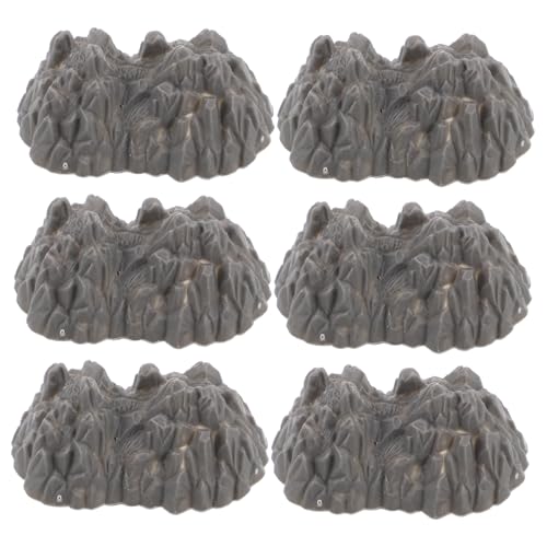 HEMOTON 20 Stück Rock Toys Kunststofffelsen Dunkelgrau HEMOTON 20 Stück Rock Toys Kunststofffelsen Dunkelgrau von HEMOTON