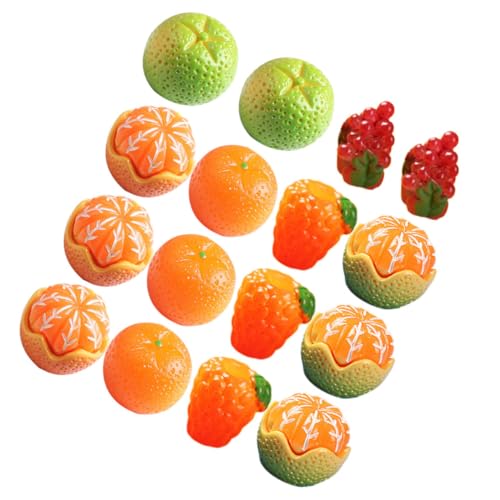 HEMOTON 20 Stück Simulation Frucht hu ̈ hner dekorative zã ¤ UNE Eiswürfelbereiter Machen Sie es Mini - Essen Obst - Modell - Fotografie - Requisiten Harz von HEMOTON