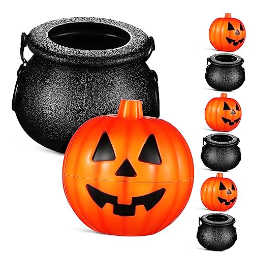 HEMOTON 20 Stück Teiliges Halloween Süßigkeiten Eimer Kürbis und mit Henkel Dekoration für Halloween Tragbare Süßigkeitenbehälter für Feiern und Veranstaltungen HEMOTON 20 Stück Teiliges Halloween Süßigkeiten Eimer Kürbis und mit Henkel Dekoration für Halloween Tragbare Süßigkeitenbehälter für Feiern und Veranstaltungen von HEMOTON