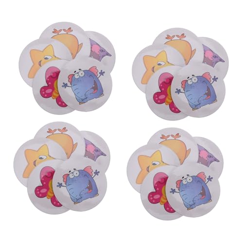 HEMOTON 20 Stück Teiliges Toilette Trainingsaufkleber mit Farbwechsel Hitzeempfindliche Wiederverwendbare Pee Target Sticker für Jungen und Mädchen Stabile Ablösbare Cartoon-Designs für von HEMOTON