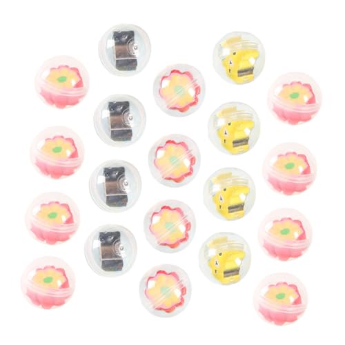HEMOTON 20 Stück -ball Spielzeuge Nachfüllbare Kapseln Runde Kapseln Geschenkkapseln Kinderkapseln, Großpackung Verpackungsball Aus Kunststoff Kapseln Für Verkaufsautomaten Kieselgel von HEMOTON