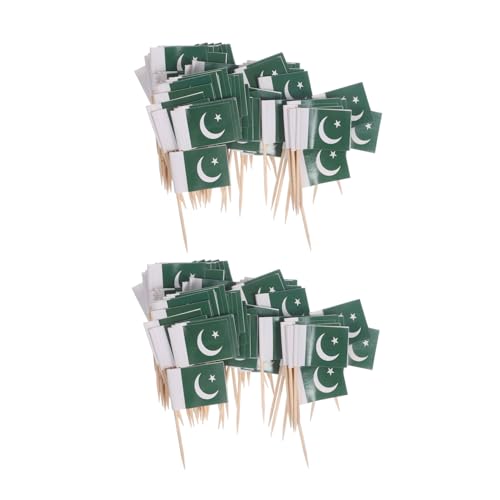 HEMOTON 200 Stück Pakistanische Zahnstocherflagge Pakistanische Flagge Cocktail Spieße Landesflagge Zahnstocher Snack Vorspeise Pick Essen Obst Zahnstocher Essen Bar HEMOTON 200 Stück Pakistanische Zahnstocherflagge Pakistanische Flagge Cocktail Spieße Landesflagge Zahnstocher Snack Vorspeise Pick Essen Obst Zahnstocher Essen Bar von HEMOTON