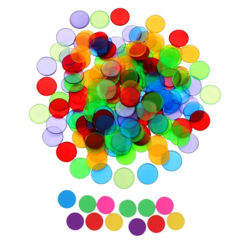 HEMOTON Bingo-Chips Aus Kunststoff 200 Stück Zählspiel-Chips Lernspielzeug Geldsortierspiel HEMOTON Bingo-Chips Aus Kunststoff 200 Stück Zählspiel-Chips Lernspielzeug Geldsortierspiel von HEMOTON