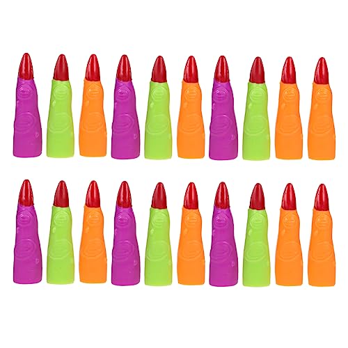 HEMOTON 20St Hexennagel-Set Daumentrick Halloween Falsche Zehennägel für den großen Zeh Stütze seltsam camoing Finger Puppets Dekoration Party Maskerade Nagelrequisiten Hexennägel Plastik HEMOTON 20St Hexennagel-Set Daumentrick Halloween Falsche Zehennägel für den großen Zeh Stütze seltsam camoing Finger Puppets Dekoration Party Maskerade Nagelrequisiten Hexennägel Plastik von HEMOTON
