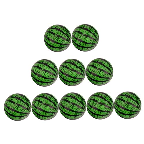 HEMOTON 20Stücke Wassermelonen Hüpfbälle Bouncy Balls für Lernspielzeug Hand Fuß Koordination und Frühen Bildung für Spielplatz und Zuhause von HEMOTON