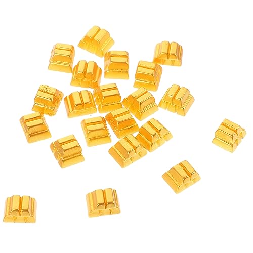 HEMOTON 20st Mini-Goldstein Figuren Barren Modell Bausätze Fälschung Puppe Tragbar Miniatur Goldsteine Requisiten Für Das Szenenlayout Mini-Ziegel-Ornament Harz Golden HEMOTON 20st Mini-Goldstein Figuren Barren Modell Bausätze Fälschung Puppe Tragbar Miniatur Goldsteine Requisiten Für Das Szenenlayout Mini-Ziegel-Ornament Harz Golden von HEMOTON