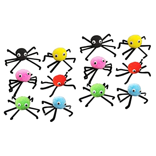 HEMOTON 24 Stck. Teiliges Halloween Spinnen Haarige Plüschspinnen Lebensechte Tragbare Party Ornamente Vielseitige Gruselige Deko für Haus und Festliche Halloween Atmosphäre HEMOTON 24 Stck. Teiliges Halloween Spinnen Haarige Plüschspinnen Lebensechte Tragbare Party Ornamente Vielseitige Gruselige Deko für Haus und Festliche Halloween Atmosphäre von HEMOTON