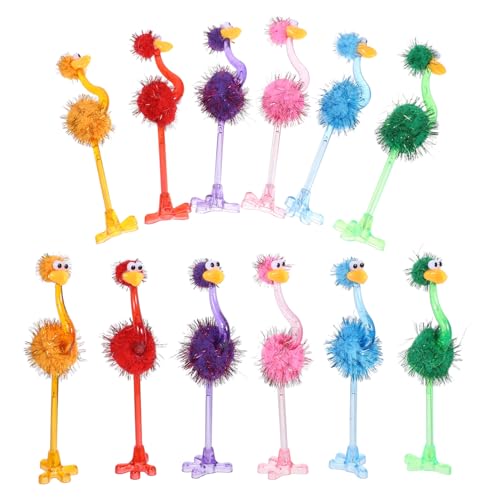 HEMOTON 24 Stücke Neuheit Geformt Stifte Kawaii Stationäre Cartoon Stift Unterschrift Punkt Stift Für Schule Büro von HEMOTON