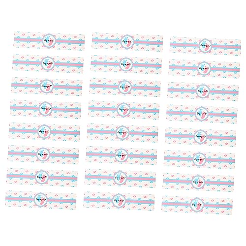 HEMOTON 24 Stück Gender Reveal Wasserflaschenaufkleber Für Aufkleber Für Wasserflaschen Bay Shower Aufkleber Geschlechtsaufkleber Klebeaufkleber von HEMOTON