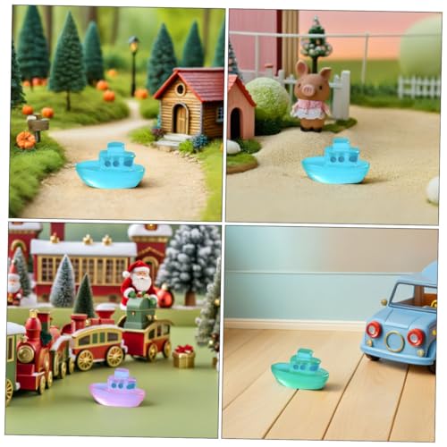 HEMOTON 24 Stück Miniatur Resin Boot Figuren Nachtleuchtend Mini Desktop Deko Micro Landschaft Garten Dekoration für Auto und Puppenhaus HEMOTON 24 Stück Miniatur Resin Boot Figuren Nachtleuchtend Mini Desktop Deko Micro Landschaft Garten Dekoration für Auto und Puppenhaus von HEMOTON