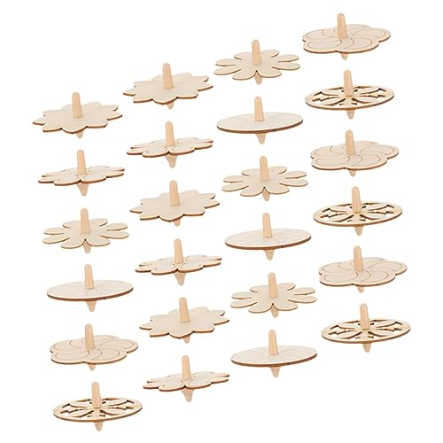 HEMOTON 24 Stück Teiliges DIY Holzkreisel Set zum Bemalen Unvollendete Kinderkreisel aus Stabilem Holz Kreativspielzeug für Kindergeburtstag Party und Verschiedenen Kreiselmotiven HEMOTON 24 Stück Teiliges DIY Holzkreisel Set zum Bemalen Unvollendete Kinderkreisel aus Stabilem Holz Kreativspielzeug für Kindergeburtstag Party und Verschiedenen Kreiselmotiven von HEMOTON