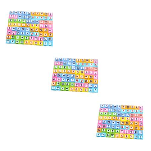 HEMOTON 240 Stück 26 Wörter Lernen Spielzeug Puzzles Aus Holz Lernspielzeug Holzspielzeug Alphabet-Puzzle Holzpuzzle Kidcraft-spielset Spielzeuge Kind Buchstabe Hölzern Holzstücke von HEMOTON