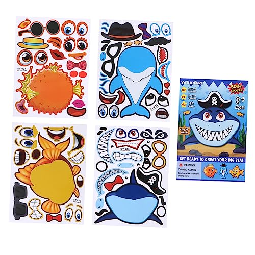 HEMOTON 25 Bögen Ostern Machen Sie Ihre Eigenen Aufkleber Aufkleber Für Bastelprojekt Sticker Match Aufkleber Mix and Match Aufkleber Machen Sie Ihren Eigenen Aufkleber von HEMOTON