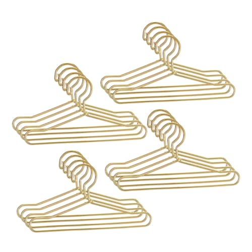 HEMOTON 25 Stück Teiliges Mini Metall Kleiderbügel Stabile Puppenkleiderbügel für Puppenschrank Vielseitige Miniatur Hänger für Puppenhaus Dekor und Spielspaß HEMOTON 25 Stück Teiliges Mini Metall Kleiderbügel Stabile Puppenkleiderbügel für Puppenschrank Vielseitige Miniatur Hänger für Puppenhaus Dekor und Spielspaß von HEMOTON
