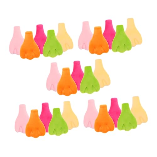 HEMOTON 25 Stücke Plüsch Puppe Ente Pfote Plüsch Anhänger Kuscheltiere Lustige Schaum Niedlichen Tiere Mini Ball Tiere Haushalts Tier von HEMOTON