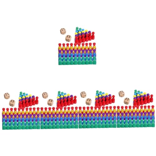 HEMOTON 250 Stück Teiliges Holz Schachfiguren mit Farben Gewichtet für Brettspiele Würfel Spielfiguren für Teamspiele Langlebig und Farblich Unterscheidbar für Familien und Freunde HEMOTON 250 Stück Teiliges Holz Schachfiguren mit Farben Gewichtet für Brettspiele Würfel Spielfiguren für Teamspiele Langlebig und Farblich Unterscheidbar für Familien und Freunde von HEMOTON