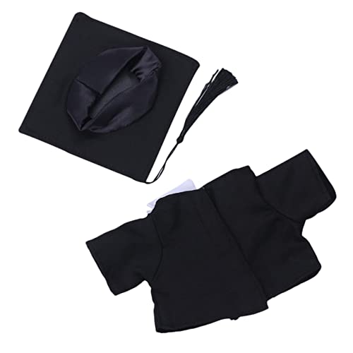 HEMOTON 2Er Set Kleid für Puppe Kostüm Puppen-Abschlusskappe Puppen-Abschlusskleid Puppen Plüsch-Abschlussoutfit Puppen kinderpuppe Kleidung für Puppe Puppenkleidung Black HEMOTON 2Er Set Kleid für Puppe Kostüm Puppen-Abschlusskappe Puppen-Abschlusskleid Puppen Plüsch-Abschlussoutfit Puppen kinderpuppe Kleidung für Puppe Puppenkleidung Black von HEMOTON