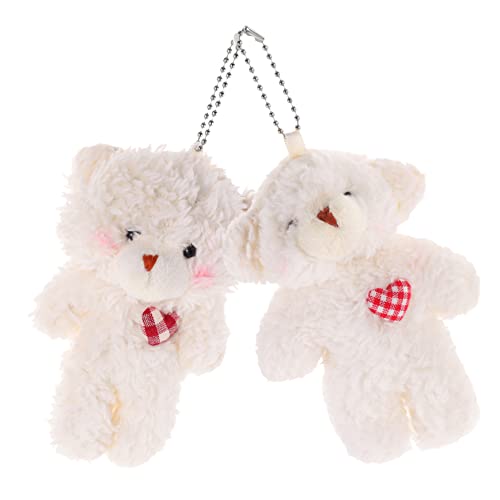 HEMOTON Stofftier Schlüsselanhänger Plüschbär Handtasche Charms Für Die Tägliche Dekoration von HEMOTON