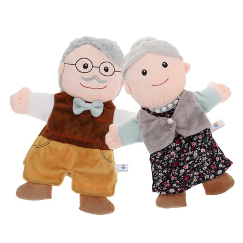 HEMOTON 2St Charakter-Handpuppe Handpuppen für Babys Kinderhandwerk Fingerspielzeug interaktives kinderspielzeug pädagogische Figur Marionette Kinderhandspielzeug PP Baumwolle HEMOTON 2St Charakter-Handpuppe Handpuppen für Babys Kinderhandwerk Fingerspielzeug interaktives kinderspielzeug pädagogische Figur Marionette Kinderhandspielzeug PP Baumwolle von HEMOTON