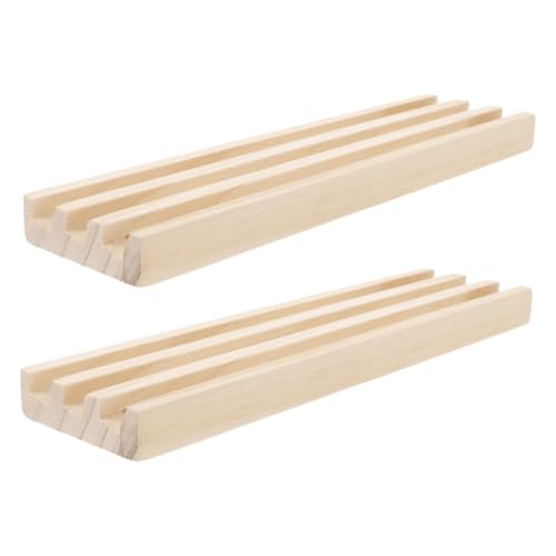 HEMOTON Set Für Erwachsene Und Kinder 2 Stück Holzhalter Traditionelle Brettspiele Mexikanisches Eisenbahngestell – Basis von HEMOTON