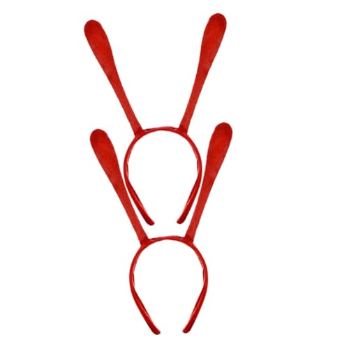 HEMOTON Einzigartiges Bienen-cosplay-zubehör Bienenantennen-stirnband Rot Bequem Und von HEMOTON
