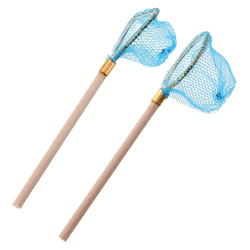 HEMOTON Mini-fischernetz Für Kinder – 2 Stück Rollenspiel Aquarium-zubehör Mini- - Kreatives Bastelset von HEMOTON