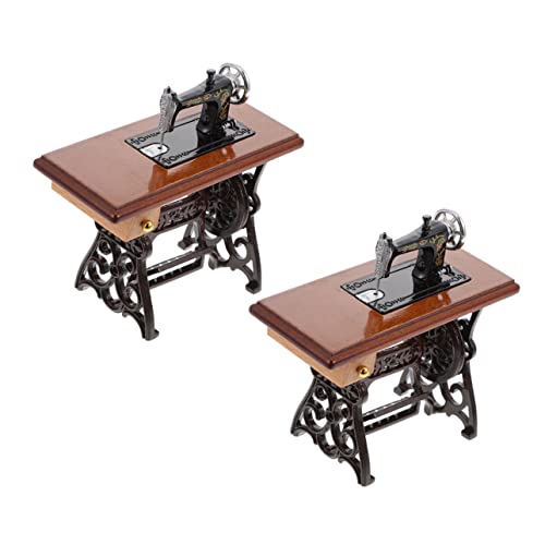 HEMOTON Nähmaschine Im Maßstab Mini- -Ornament Konstruktion Aus Holz Und Legierung Perfekt Für Miniatur- HEMOTON Nähmaschine Im Maßstab Mini- -Ornament Konstruktion Aus Holz Und Legierung Perfekt Für Miniatur- von HEMOTON