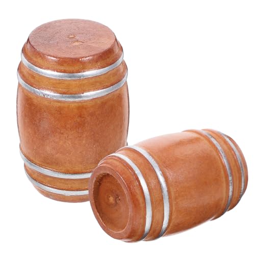HEMOTON Miniatur-Bier Für Puppenhaus- 2 Stück Mini- -Modell Robustes Material Mini-Szene-zubehör von HEMOTON