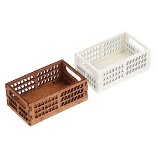 HEMOTON 2St Storage Boxes aufbwahrungs-Box Aufbewahrungsbox Micro spielzeugkorb Korb für Mädchen Mini-Dinge Lagerbehälter Puppenhaus-Bausatz Mini-Korb-Modelle Mini-Hauskorb hölzern HEMOTON 2St Storage Boxes aufbwahrungs-Box Aufbewahrungsbox Micro spielzeugkorb Korb für Mädchen Mini-Dinge Lagerbehälter Puppenhaus-Bausatz Mini-Korb-Modelle Mini-Hauskorb hölzern von HEMOTON