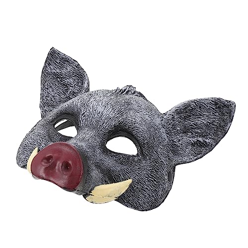 HEMOTON 2St Wildschwein Maske Halloween-Tier karnevalsparty zubehör Maskerade-Maske Halloween-Kostümmaske Maske für Karneval bilden Requisiten Partybedarf Kleidung schmücken von HEMOTON