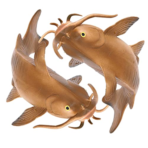 HEMOTON 2St simulierter Wels für kindergeschenke dekoringe Fantasien Decor Schleife Künstliches Gemüse aus der Küche Wels- aus Kunststoff Fischfiguren PVC HEMOTON 2St simulierter Wels für kindergeschenke dekoringe Fantasien Decor Schleife Künstliches Gemüse aus der Küche Wels- aus Kunststoff Fischfiguren PVC von HEMOTON