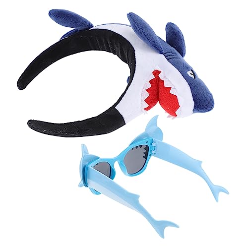 HEMOTON 2Stücke Stirnband und Sonnenbrille Lustige Partydekoration für Themenfeiern und Fotorequisiten für Jugendliche und Erwachsene von HEMOTON