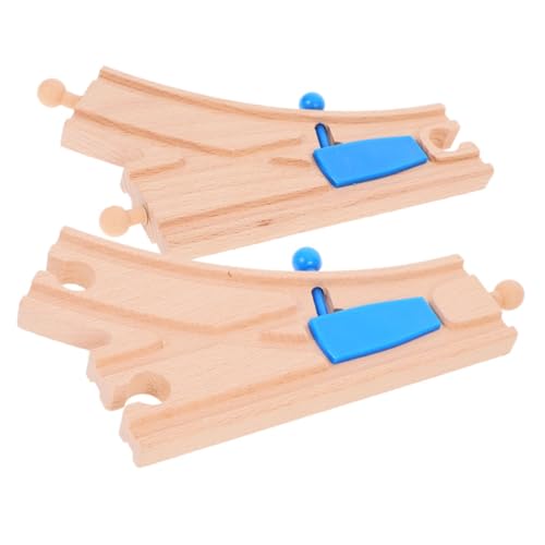 HEMOTON 2st -Bahn-gleis Zugtisch Aus Holz Holzgleis-szenen-Layout- Weihnachtsbaum-bahnschienenhalterung Schienenadapter Aus Holz Hauptsächlich Holzzüge Plastik HEMOTON 2st -Bahn-gleis Zugtisch Aus Holz Holzgleis-szenen-Layout- Weihnachtsbaum-bahnschienenhalterung Schienenadapter Aus Holz Hauptsächlich Holzzüge Plastik von HEMOTON