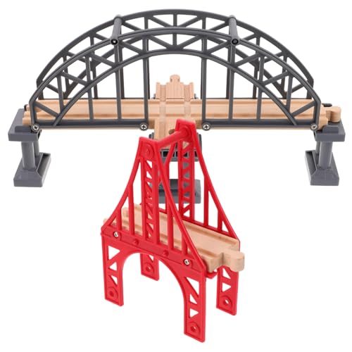 HEMOTON 2st Eisenbahnspielzeug Puzzle-Zug Massenspielzeug Auto Kabel Brücke Zug Zubehör Zug Eisenbahn Zubehör Abnehmbare Dekoration Zugzubehör Aus Holz Holzeisenbahnzubehör Plastik HEMOTON 2st Eisenbahnspielzeug Puzzle-Zug Massenspielzeug Auto Kabel Brücke Zug Zubehör Zug Eisenbahn Zubehör Abnehmbare Dekoration Zugzubehör Aus Holz Holzeisenbahnzubehör Plastik von HEMOTON