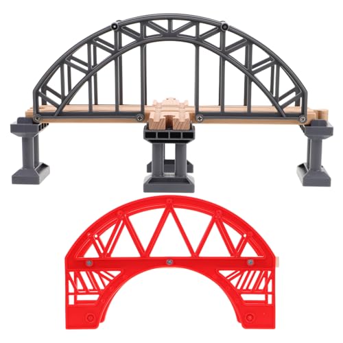 HEMOTON Eisenbahn-spielzeugzubehör – Modell Einer Gleisbrücke Aus Holz – Basteln Für Kinder – Und HEMOTON Eisenbahn-spielzeugzubehör – Modell Einer Gleisbrücke Aus Holz – Basteln Für Kinder – Und von HEMOTON