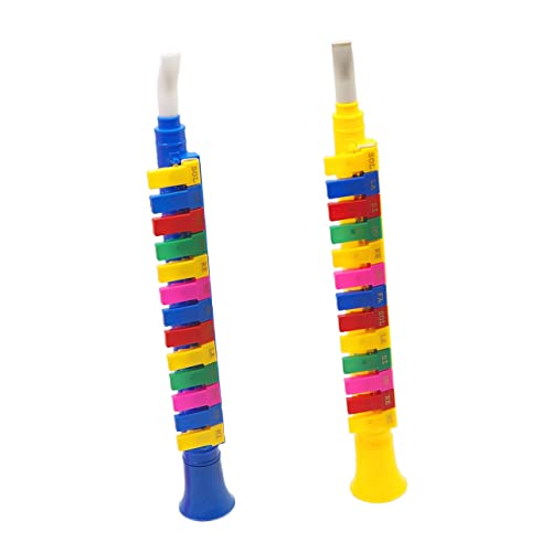 HEMOTON 2st Kinderinstrument Spielzeug Kinderspielzeug Mundharmonika Musikspielzeug Für Babys Musikspielzeug Für Kleinkinder Lustiges Instrumentenspielzeug Frühes Lernspielzeug Knopf von HEMOTON