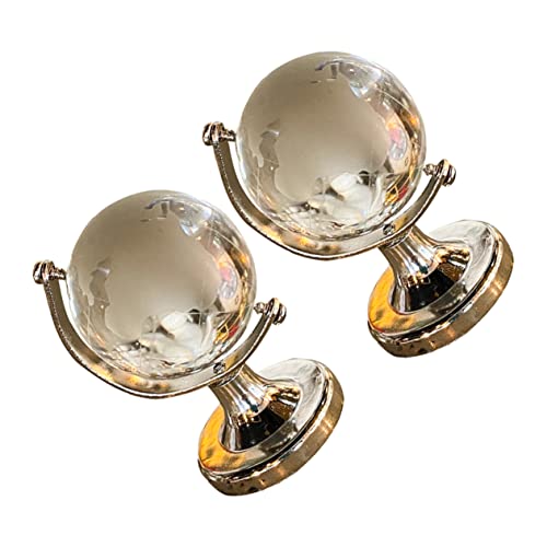 HEMOTON 2st Kristallkugel Weltkarte Kleiner Filigranes Globusmodell Desktop- -schmuck Vintage - Vintage Wohnkultur Skulptur Platz Glas Mit Hohem Borosilikatgehalt HEMOTON 2st Kristallkugel Weltkarte Kleiner Filigranes Globusmodell Desktop- -schmuck Vintage - Vintage Wohnkultur Skulptur Platz Glas Mit Hohem Borosilikatgehalt von HEMOTON