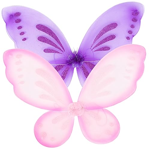 HEMOTON Feenflügel-kinderkostüm Schmetterlingsflügel Für Mädchen 2 Stück Schmetterlingsflügel Ideal Für Kostümpartys HEMOTON Feenflügel-kinderkostüm Schmetterlingsflügel Für Mädchen 2 Stück Schmetterlingsflügel Ideal Für Kostümpartys von HEMOTON