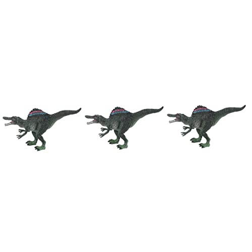 HEMOTON 3 STK Stachelrücken-Drachen Hand Dinosaurier-skulptur Mini Miniatur-Dinosaurier Dinosaurier-Figur Dinosaurierfigur Spielzeug Dinosaurier-modellspielzeug Plastik Tier Kind Marokko von HEMOTON