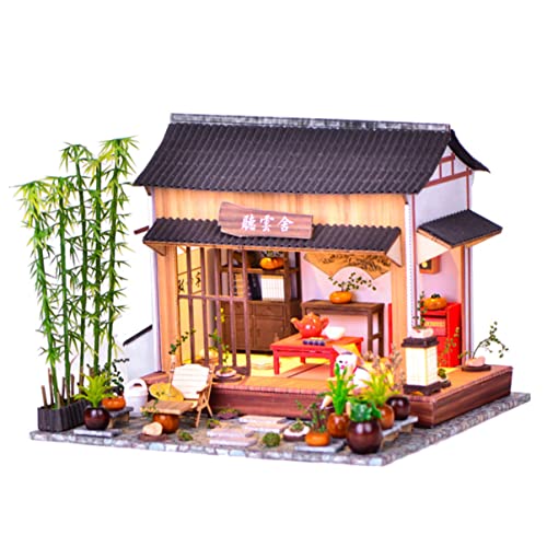 HEMOTON 3 Sätze DIY Chinesischer Innenhof DIY-Verzierung 3D- -Puzzle Spielzeuge Ornament Hausmodell im chinesischen Stil handwerkliche Verzierung chinesischer Stil Dekorationen Plastik von HEMOTON